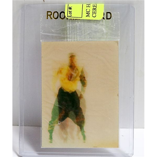 MC HAMMER POST CEREAL 3D CARD