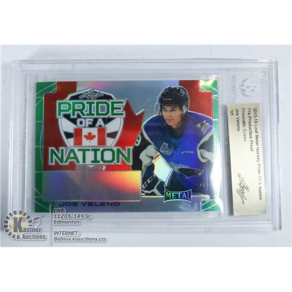 JOE VELENO LEAF PRIDE OF A NATION 1/1