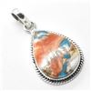 Image 1 : EC-82 SILVER OSTER MUHAVE TURQUOISE PENDANT