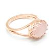 Image 1 : EC-92 ROSEGOLD PLATED SIL ROSE QUARTZ RING