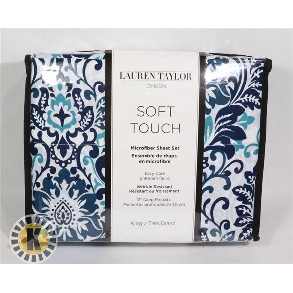 NEW KING SIZE MICROFIBER SHEET SET