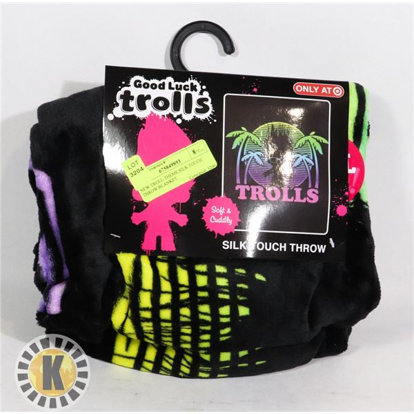NEW TROLL THEME SILK TOUCH THROW BLANKET