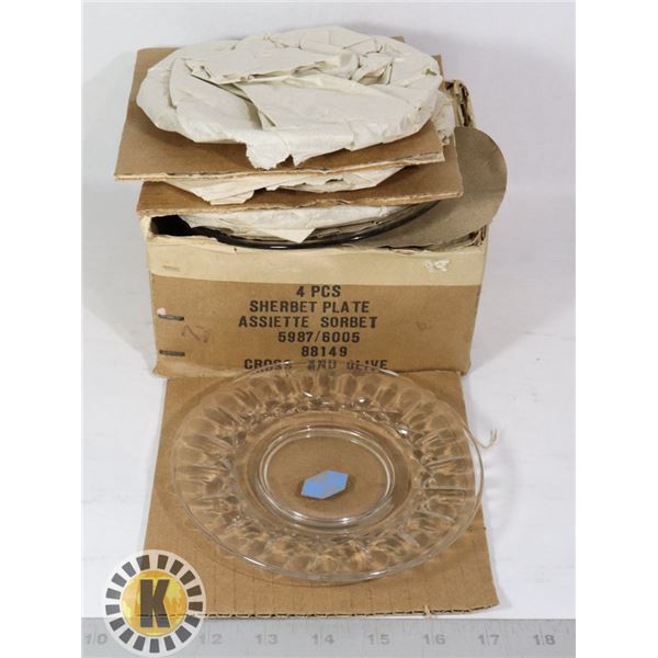 SET OF SEARS MADE IN HUNGARY HAND CUT LEAD CRYSTAL