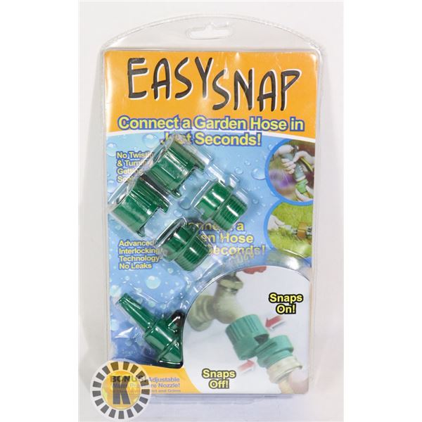 NEW EASY SNAP HOSE CONNECTION
