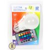 Image 1 : NEW COLOR CHANGING LED LIGHT BULB WITH REMOTE