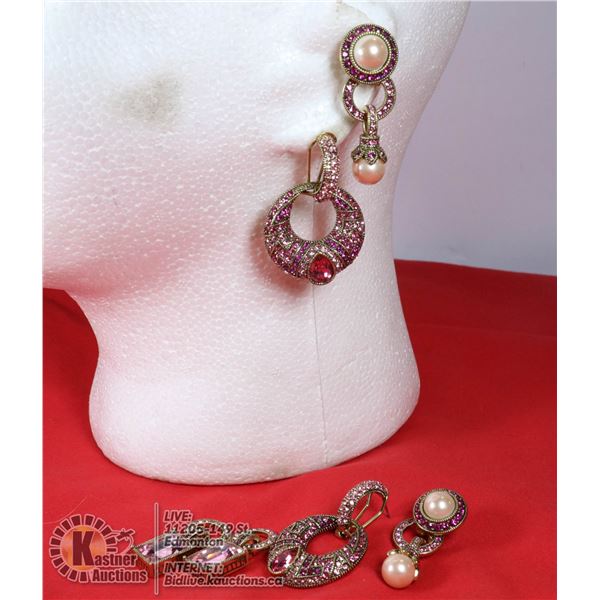 AUTHENTIC HEIDI DAUS SPARKLING SOLUTION EARRINGS