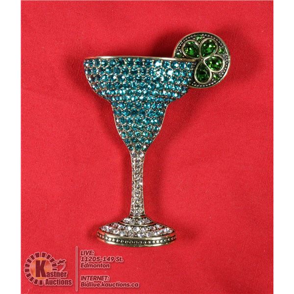 AUTHENTIC HEIDI DAUS BLING FROZEN DAZZELBERRY PIN