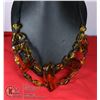 Image 1 : AMBER EXTRAORDINARY NECKLACE