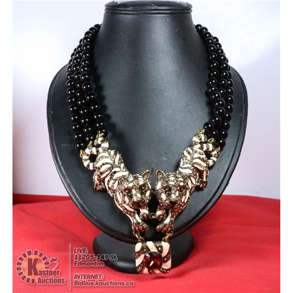 AUTHENTIC HEIDI DAUS TEMPTING TIRERESS NECKLACE