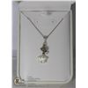 Image 1 : STERLING SILVER .925 PEARL STAR/GEMSTONE NECKLACE