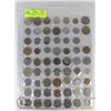 Image 1 : PAGE OF 80+ MIXED WORLD COINS FROM COLLECTION