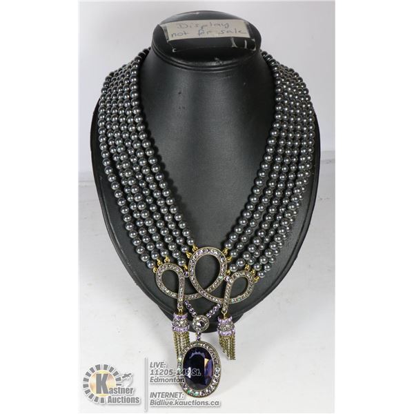 AUTHENTIC HEIDI DAUS FRENCH FLAIR NECKLACE