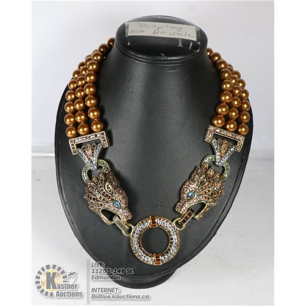 AUTHENTIC HEIDI DAUS WILD AT HEART NECKLACE
