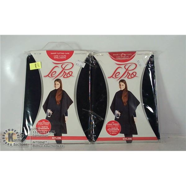 LOT OF 2 LE PRO NYLON SMART CUTTING CAPE 44"X58"