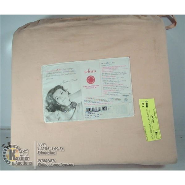 MARTHA STEWART TWIN SHEET SET
