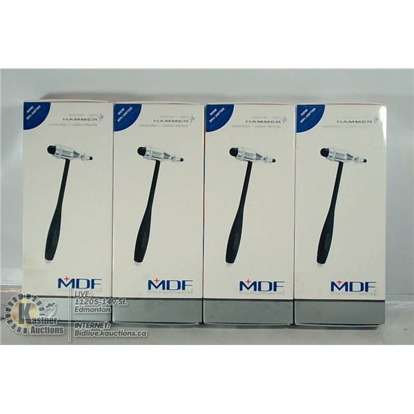 LOT OF 4 MDF TROMNER MEDICAL HAMMER