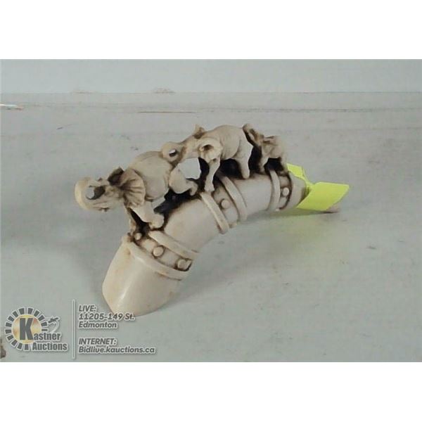 BONE ELEPHANT CARVING