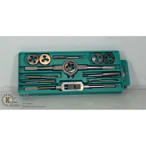 NEW TAP AND DIE SET.