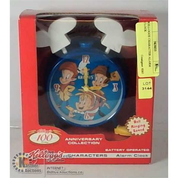 KELLOGGS CHARACTER ALARM CLOCK