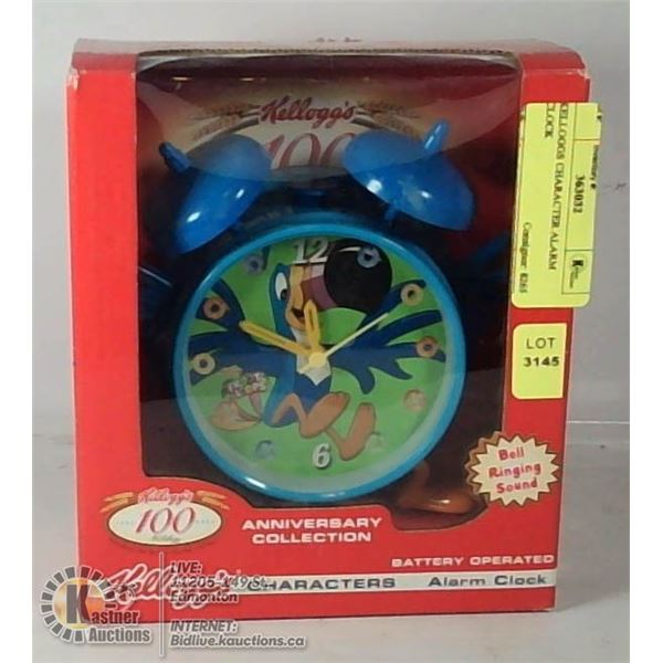 KELLOGGS CHARACTER ALARM CLOCK