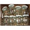 Image 1 : SET OF 8 MINI STEINS WITH POP ON LIDS