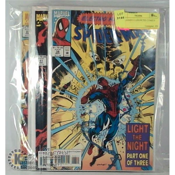 8 ASSORTED SPIDERMAN COMICS