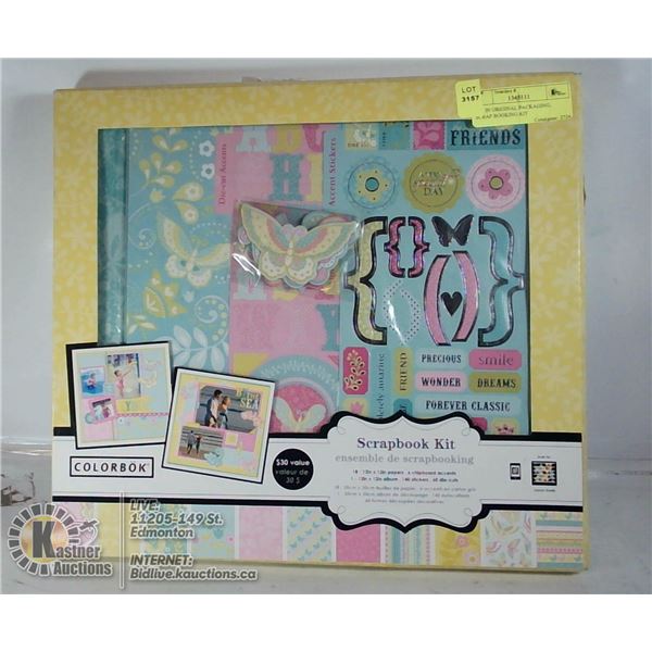 19)  IN ORIGINAL PACKAGING, SCRAP BOOKING KIT