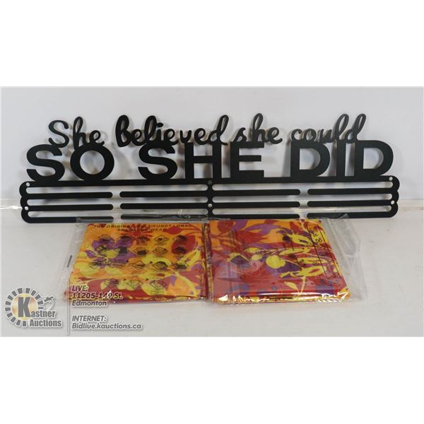 NEW METAL MOTIVATIONAL SIGN.