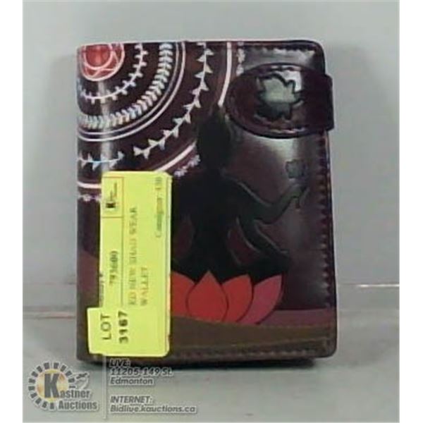 UNCLAIMED NEW SHAG WEAR BUDDHA WALLET