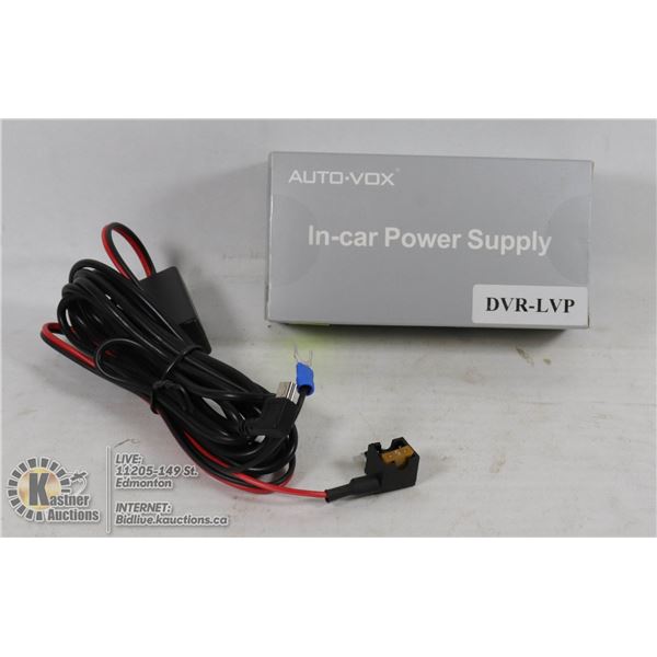 AUTO-VOX IN-CAR POWER SUPPLY DVR-LVP