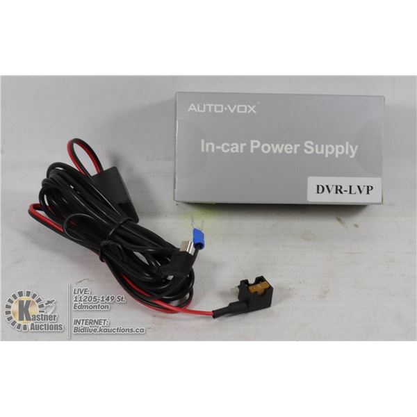AUTO-VOX IN-CAR POWER SUPPLY DVR-LVP