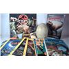 Image 1 : BOX OF JURASSIC PARK AND DINOSAUR ITEMS