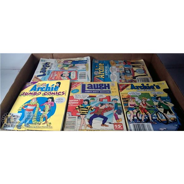 25 ARCHIE DIGEST COMICS  INCLUDES JUMBOS, ANNUALS,