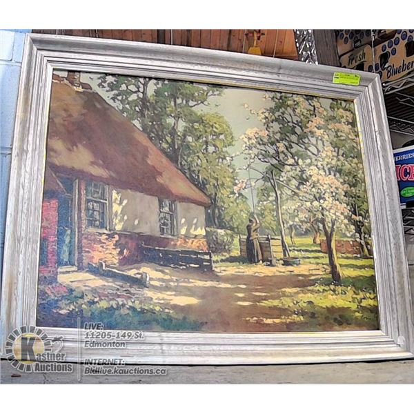 UNCLAIMED ART OF COUNTRY LIFE 33"X27"