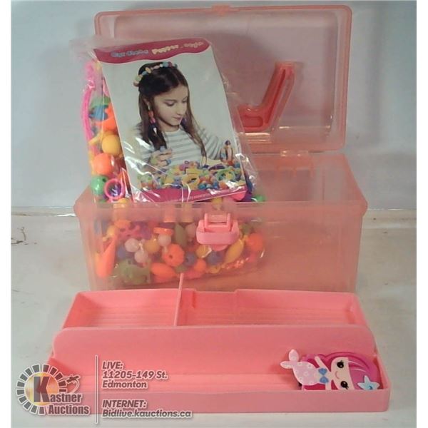 BEADING KIT IN CARRY BOX.