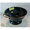 Image 1 : NEW DARK GREEN N BRASS COLANDER