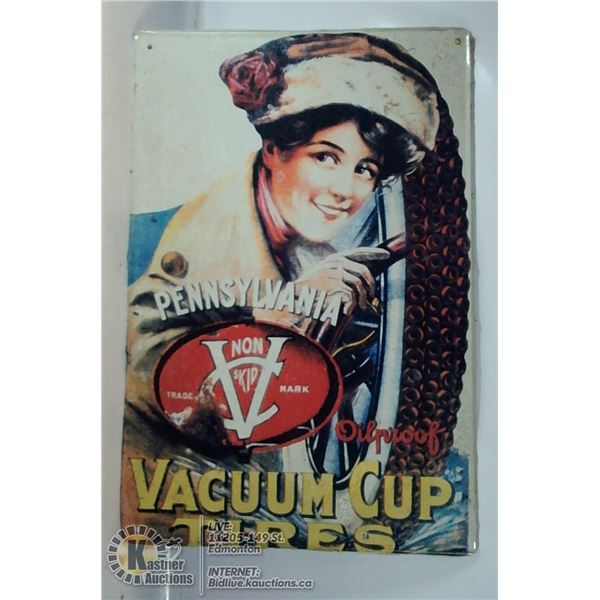 VACUUM CUP TIRE METAL FRAME