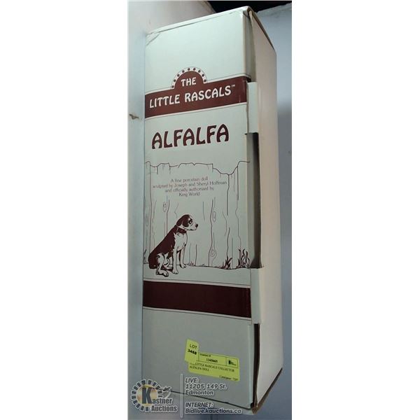 THE LITTLE RASCALS COLLECTOR ALFALFA DOLL