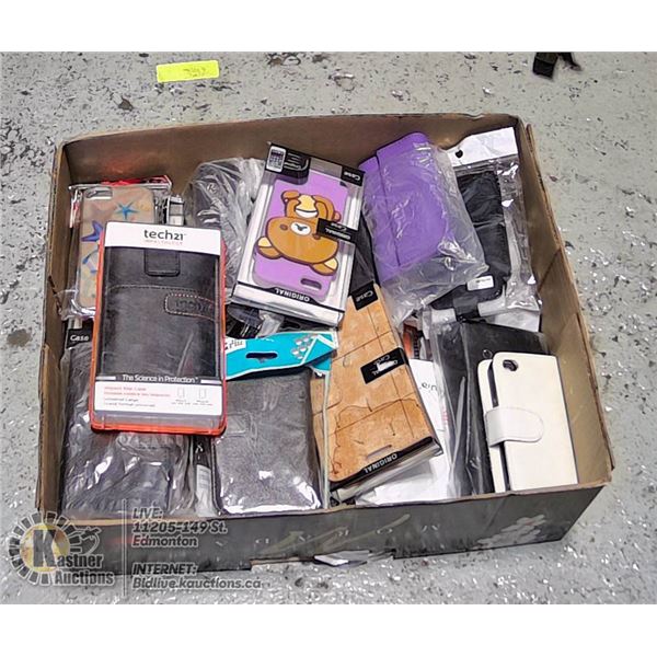 HUGE LOT OF CELLPHONE CASINGS AND HOLDERS - FOR