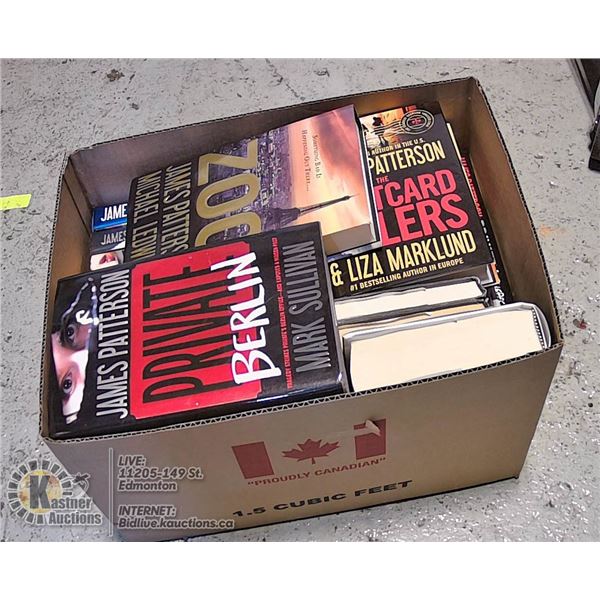 JAMES PATTERSON" MYSTERY HARDCOVER BOOKS- SET OF
