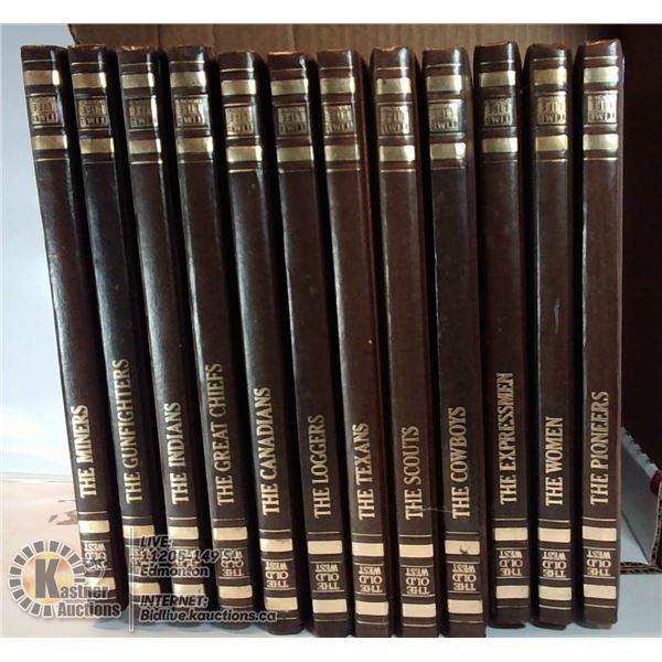 "THE OLD WEST" SERIES OF BOOKS- 12 TOTAL