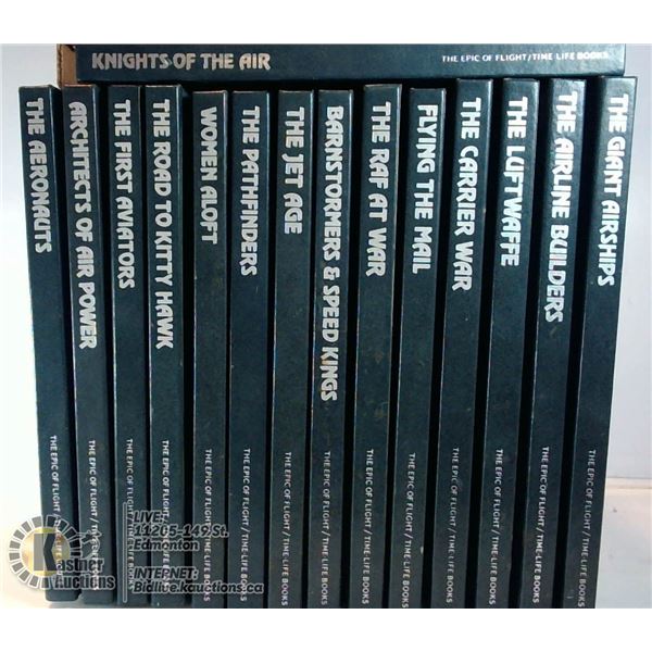 "THE EPIC FLIGHT" SERIES- SET OF 15 HARDCOVER BO