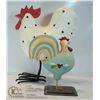 Image 1 : DECORATIVE WHIMSICAL ROOSTERS- SET OF 2