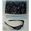 Image 1 : BOX OF MATTE BLACK COMFORT EAR SUNGLASSES.