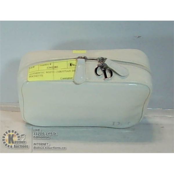 AUTHENTIC WHITE CHRISTIAN DIOR POCHETTE