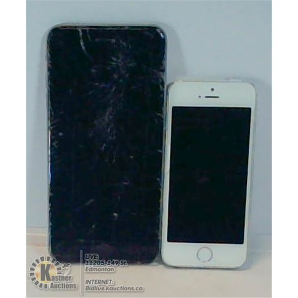 IPHONE 6 CRACKED GLASS + IPHONE 5 HOME BUTTON