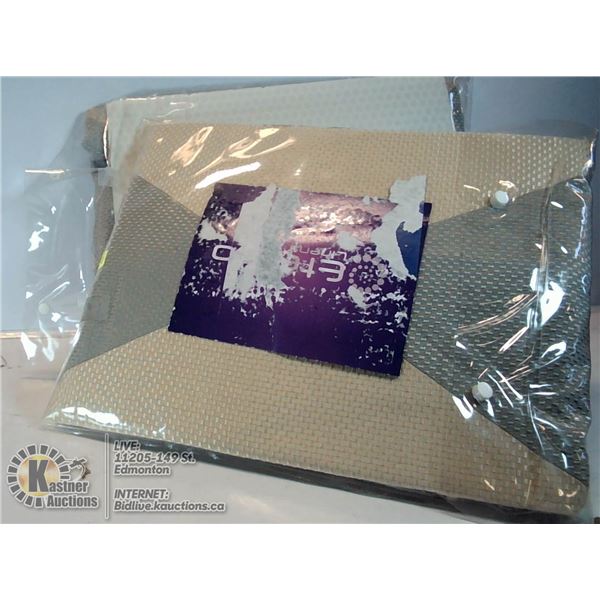 2 LARGE PERCALE COTTON PILLOW CASES