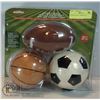 Image 1 : NEW PACK OF 3 SPORT BALL