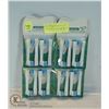 Image 1 : 16 WHITE REPLACEMENT HEADS FOR ORAL B TOOTHBRUSH