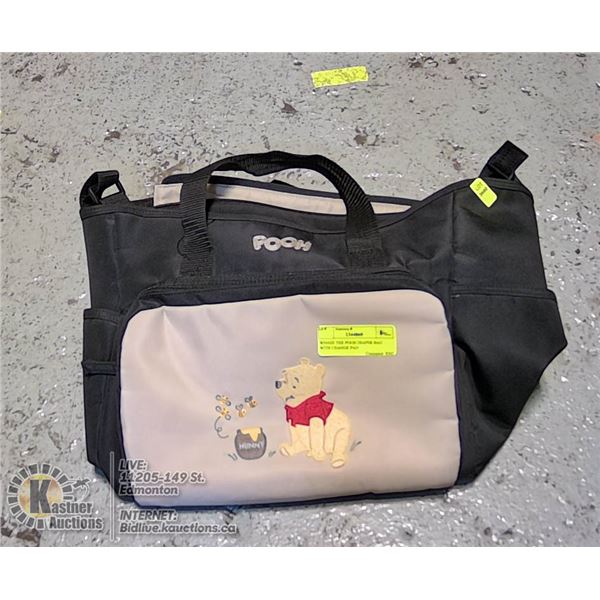 WINNIE THE POOH DIAPER BAG WITH CHANGE PAD